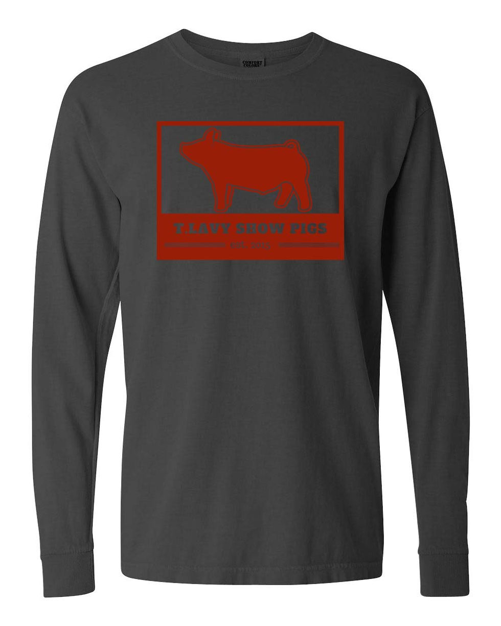 Thumbnail: T.Lavy Show Pigs - Comfort Colors - Long Sleeve - Adult/Unisex