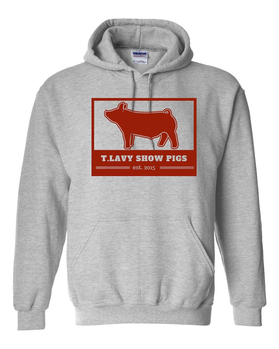 Thumbnail: T.Lavy Show Pigs - Toddler/Youth/Adult/Unisex - Solid Hoodie