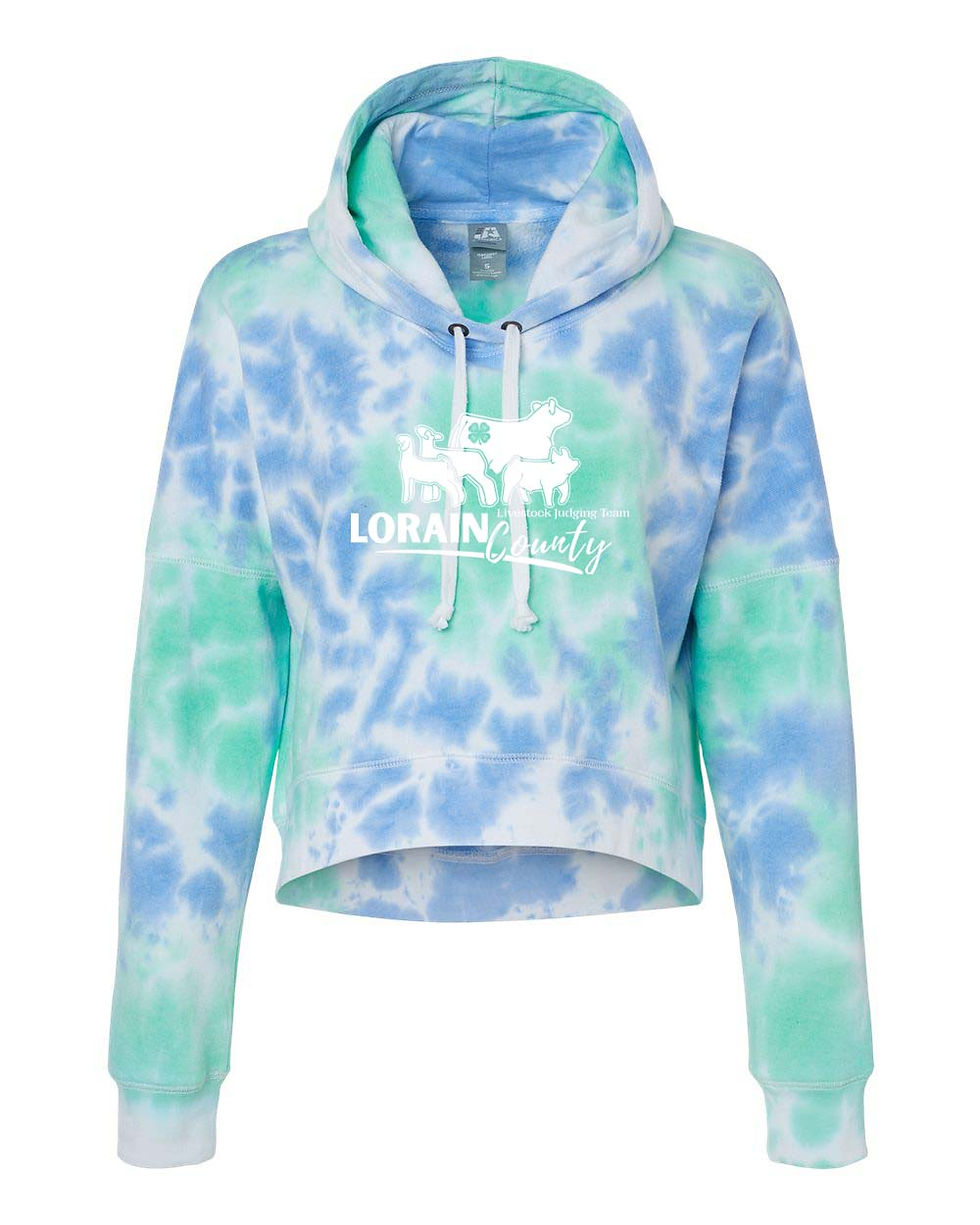 Thumbnail: Lorain Co. Judging - Women's Crop Hoodie - 8853