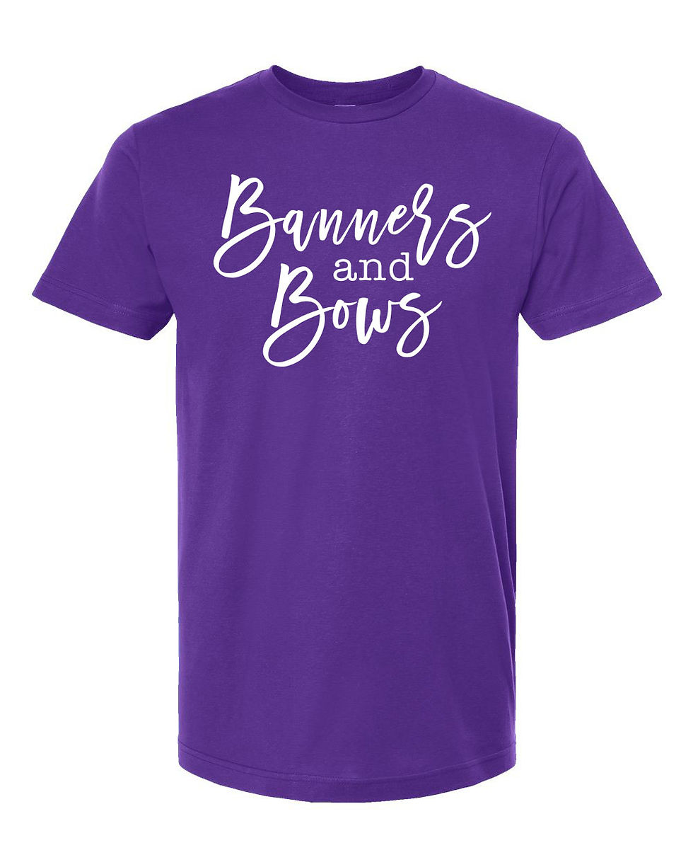 Thumbnail: "Banners and Bows" - Softstyle - Toddler/Youth/Adult - All Styles