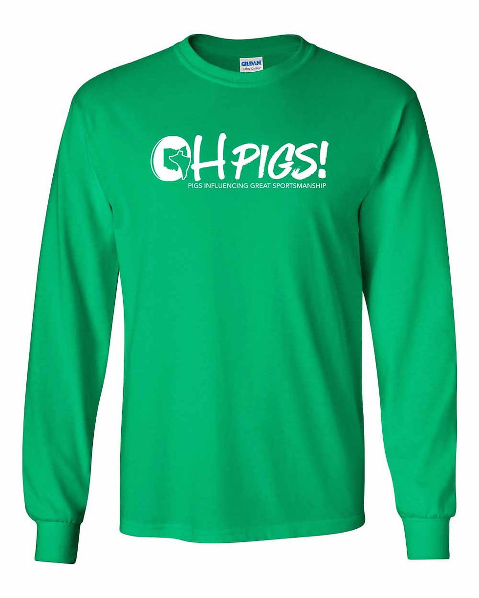Thumbnail: OH Pigs - Long Sleeve Tee - Adult/Youth/Unisex - Gildan - Logo