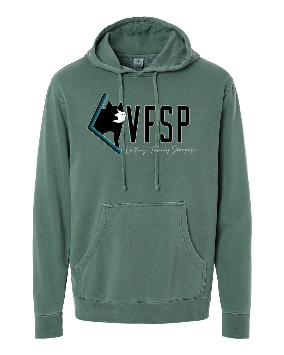 Thumbnail: Vallery Show Pigs - Comfort - Adult/Unisex - Solid Hoodie - PRM4500