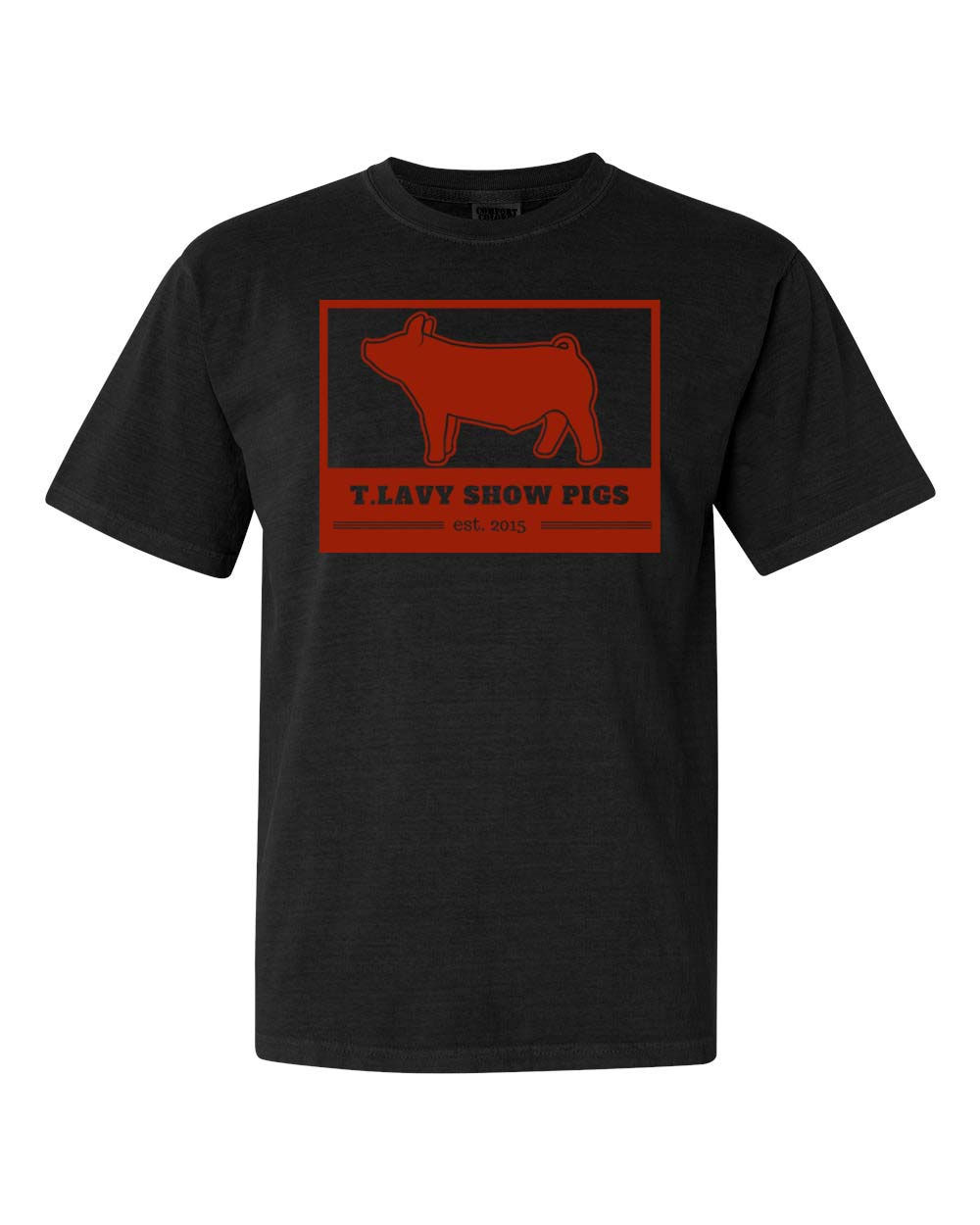 T.Lavy Show Pigs - Comfort Colors - Tee - Adult/Unisex - 1717