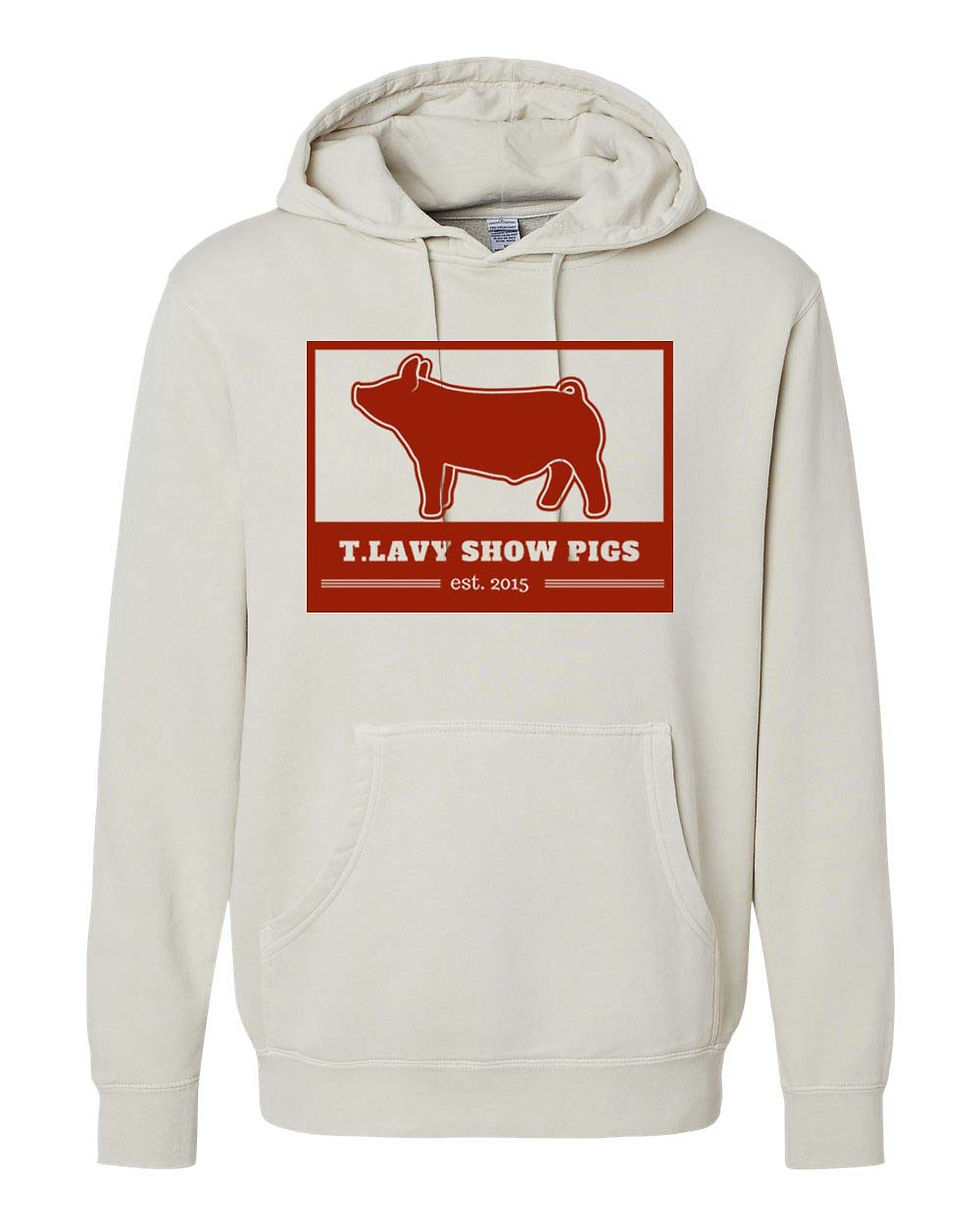 Thumbnail: T.Lavy Show Pigs - Adult/Unisex - Solid Hoodie - Comfort - ITCPRM4500