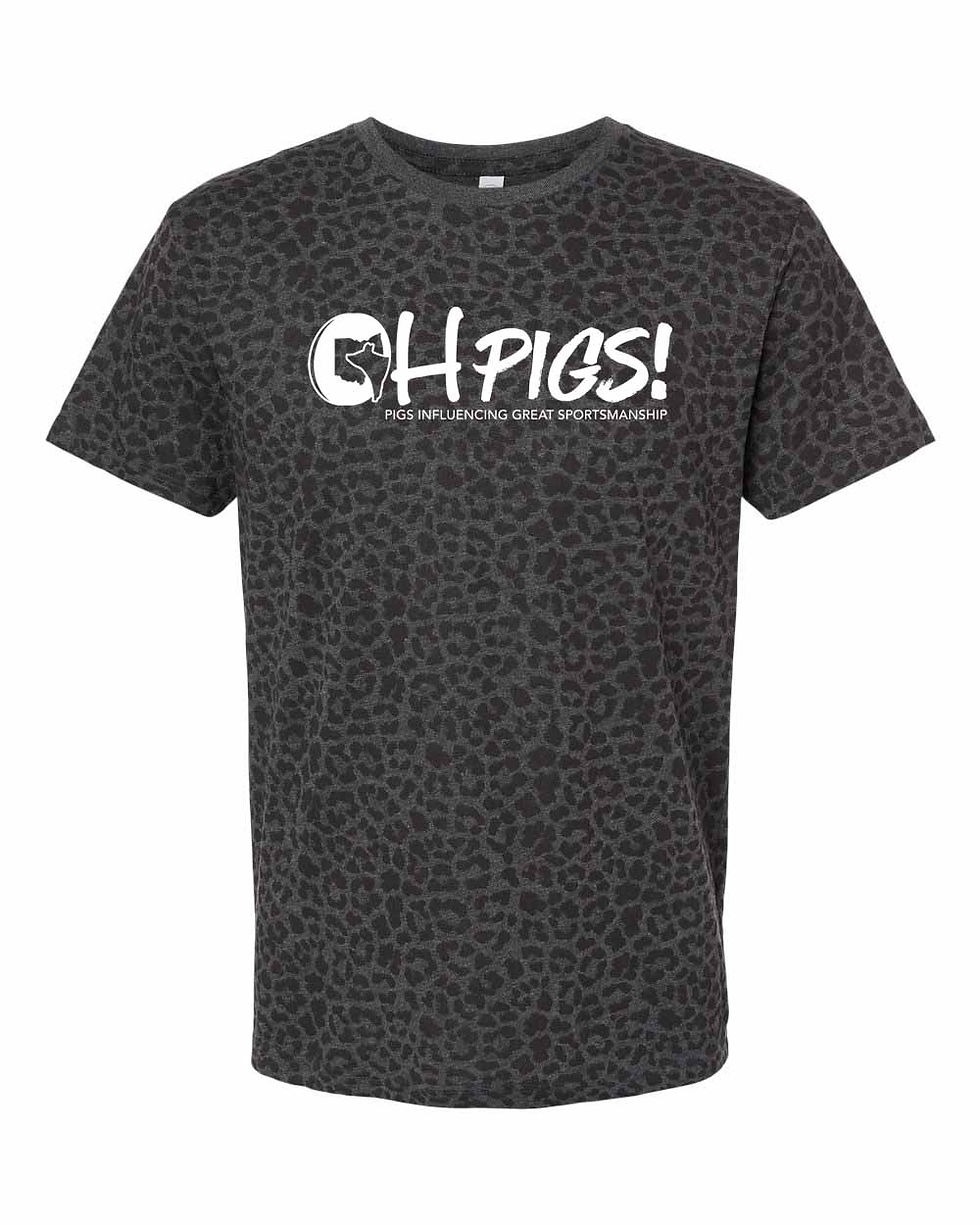 OH Pigs - Leopard/Camo - Tee/Hoodie - Toddler/Youth/Adult - 6901 - Logo