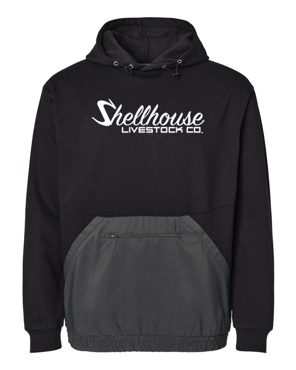Shellhouse - Unisex - Adult - Mixed Media Hoodie - 23112