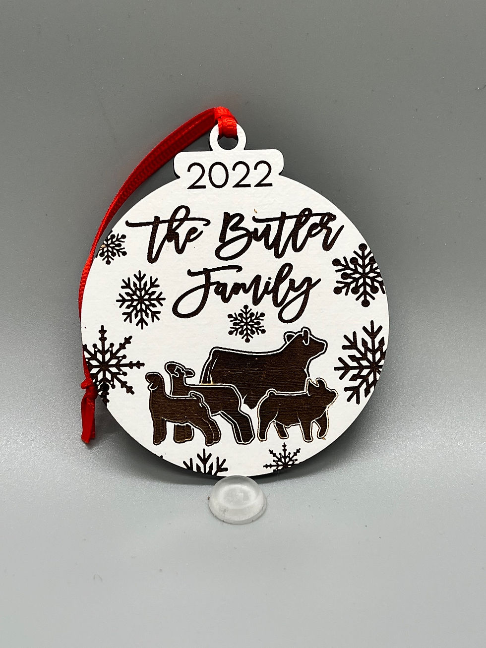 Stock Show Ornament - Family - Custom
