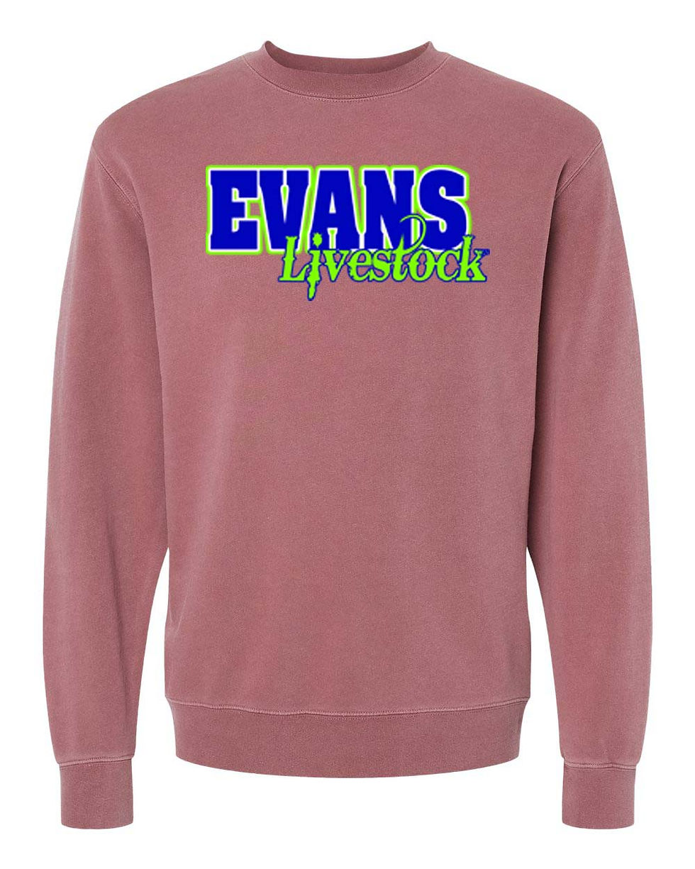 Thumbnail: Evans Livestock - Comfort Crew - Adult/Unisex - IDCPRM3500 - Blue Print