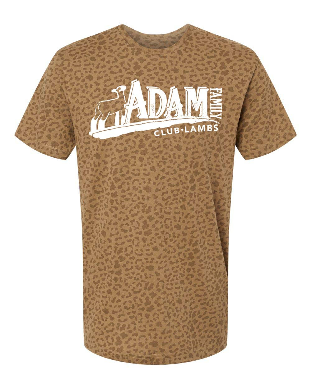 Adam Family - Leopard - Adult/Youth/Unisex - White Print