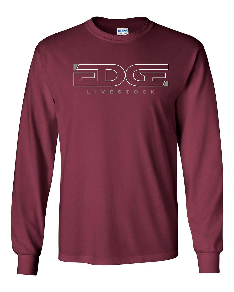 Thumbnail: Edge Livestock - Long Sleeve Tee - Adult/Youth/Toddler/Unisex -
