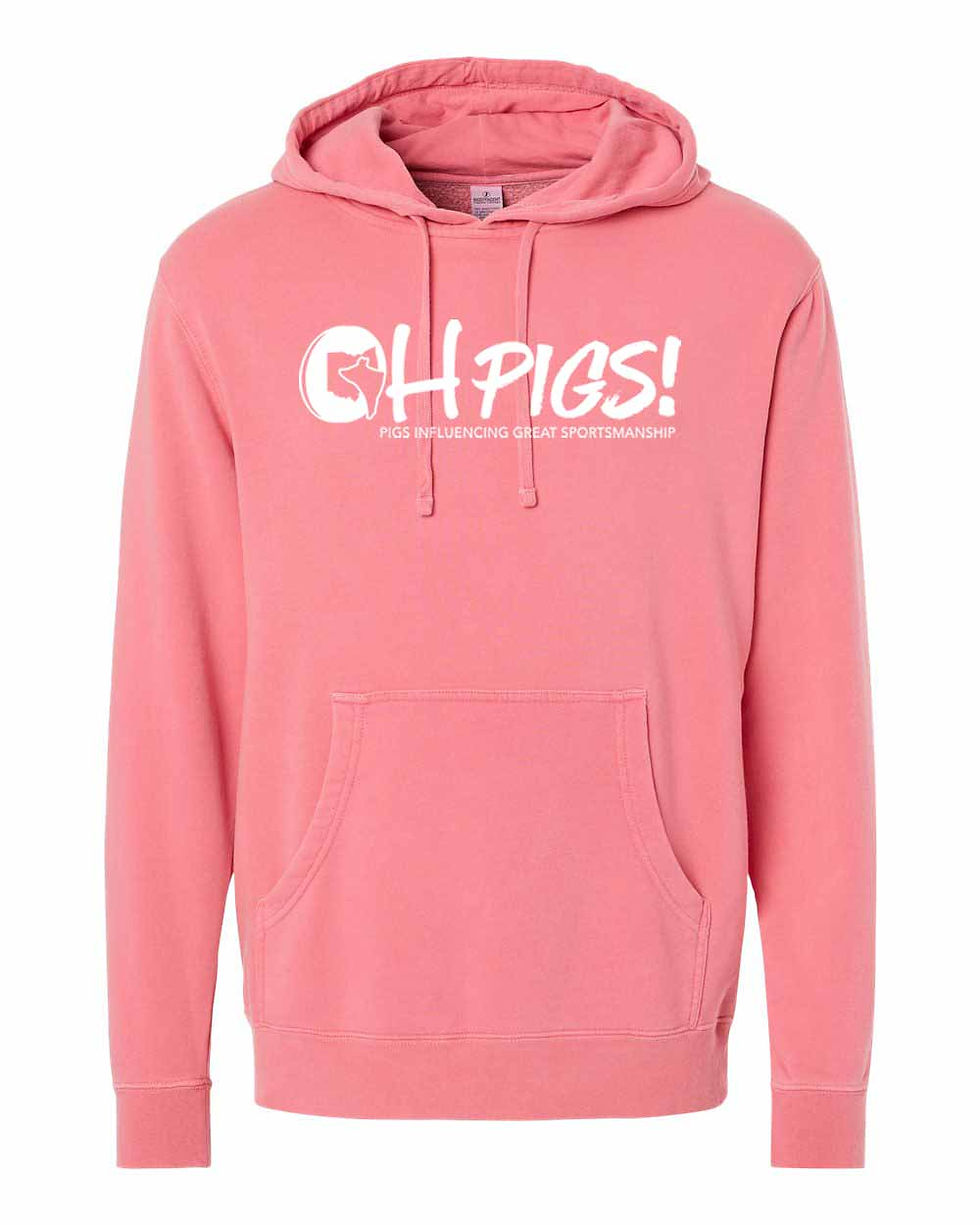 Thumbnail: OH Pigs - Comfort - Youth/Adult/Unisex - Solid Hoodie - PRM4500 - Logo