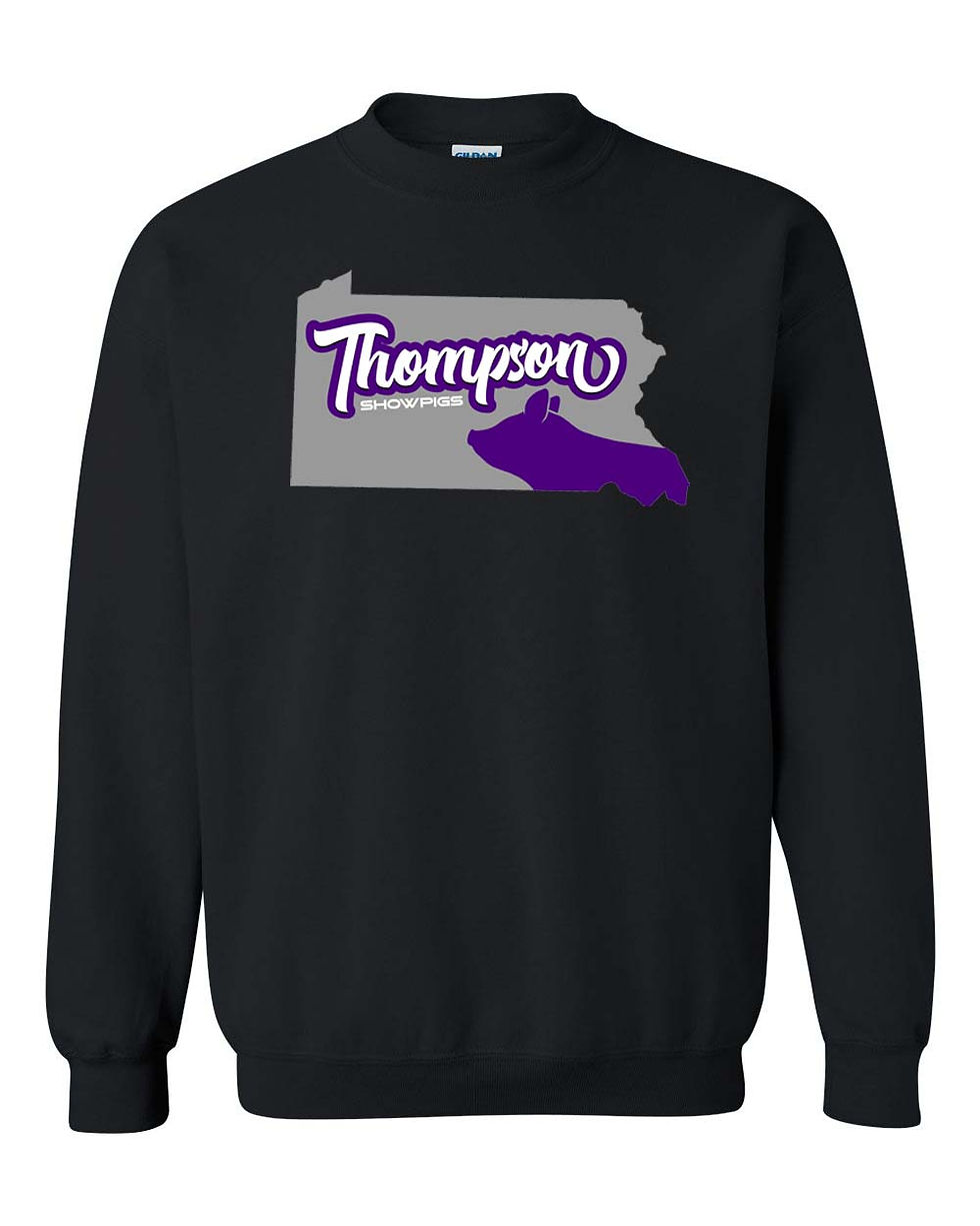 Thumbnail: Thompson Show Pigs - Crew - Toddler/Youth/Adult - Unisex - Gildan