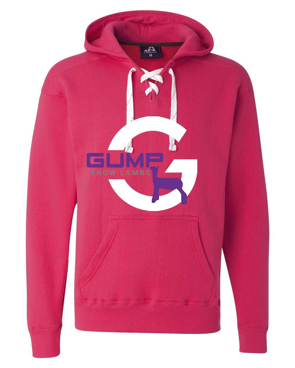 Thumbnail: Gump Show Lambs - Adult/Unisex - Lace Up Hoodie - JA8830