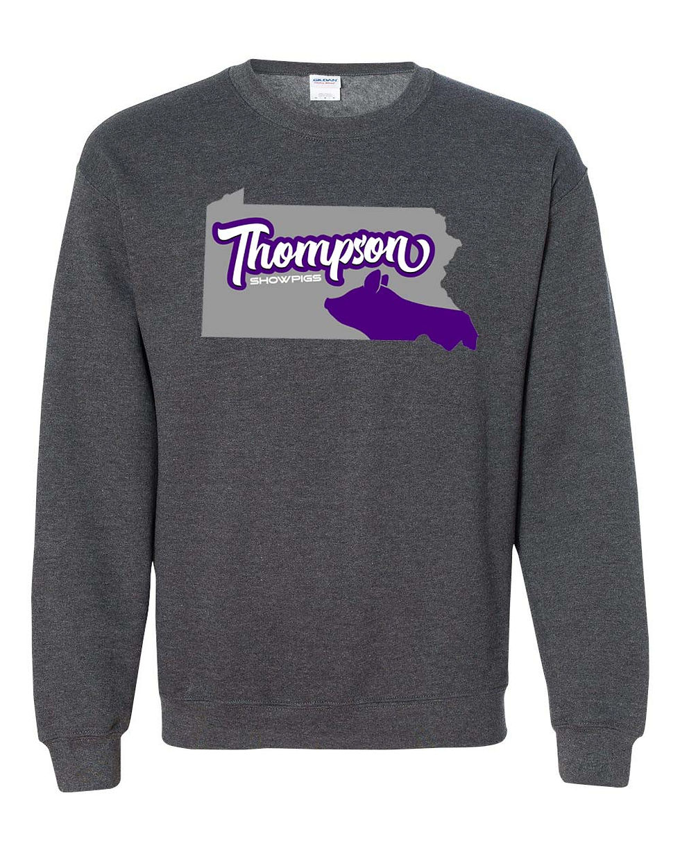 Thumbnail: Thompson Show Pigs - Crew - Toddler/Youth/Adult - Unisex - Gildan