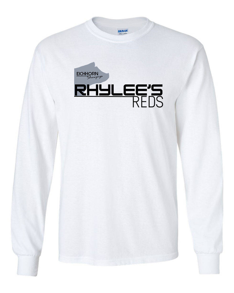 Thumbnail: Rhylee's Reds - Cotton Long Sleeve - Gildan - Adult/Youth/Todder