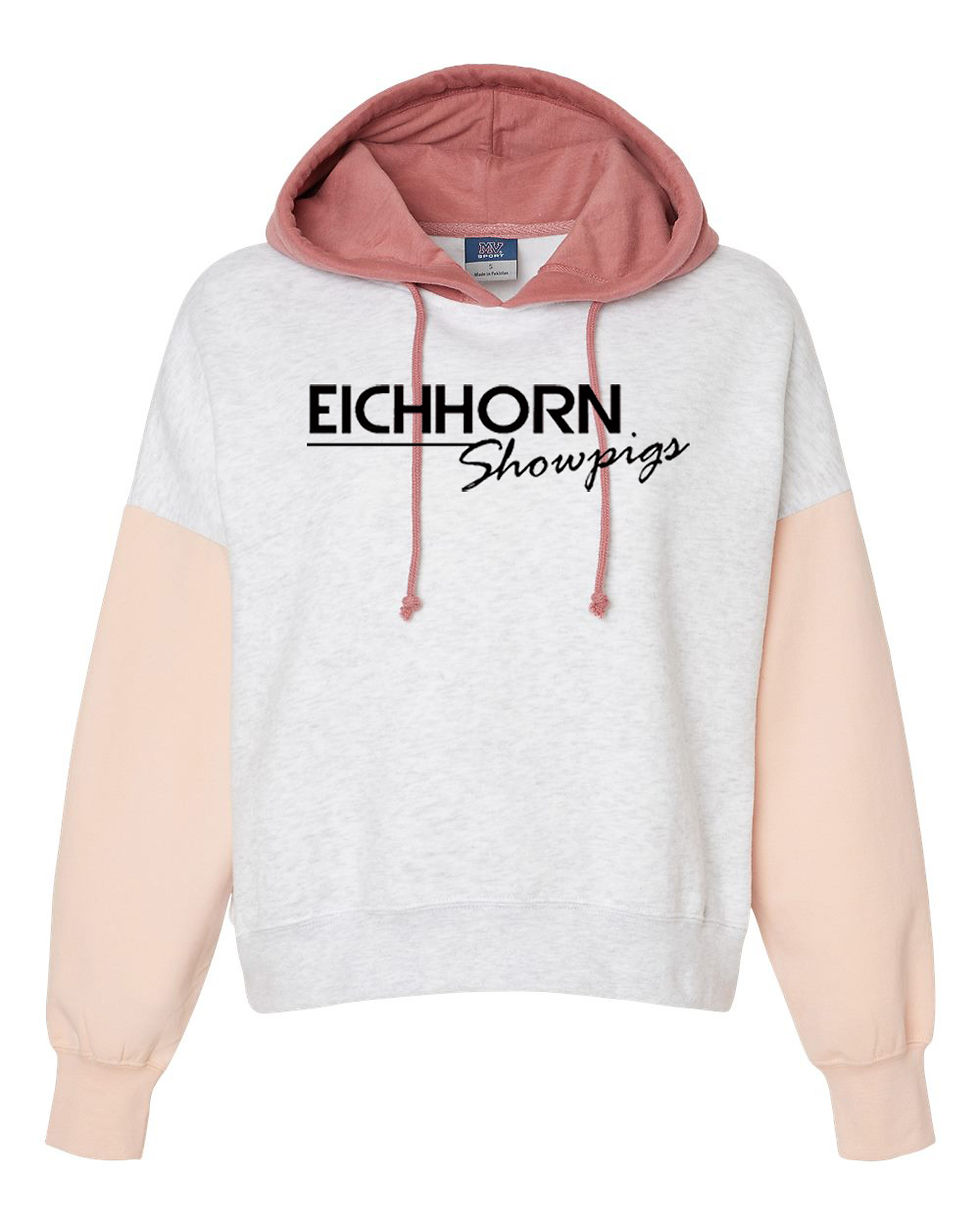 Thumbnail: Eichhorn SP & Rhylee's Reds - Color Block Crop Hoodie - Women's - W23716