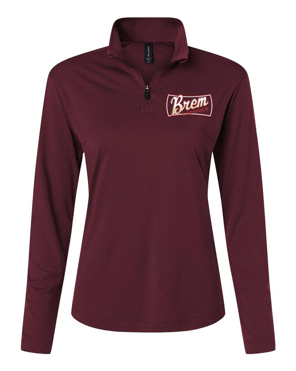 Thumbnail: Brem - 1/4 Zip - Performance - Women's - 41870L