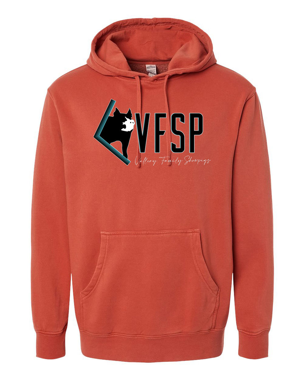 Thumbnail: Vallery Show Pigs - Comfort - Adult/Unisex - Solid Hoodie - PRM4500