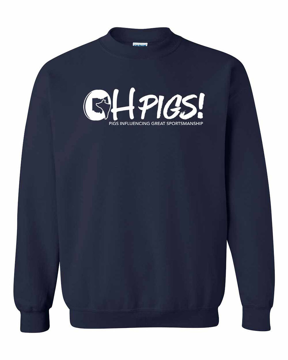 Thumbnail: OH Pigs- Crew - Youth/Adult/Unisex - Gildan - Logo