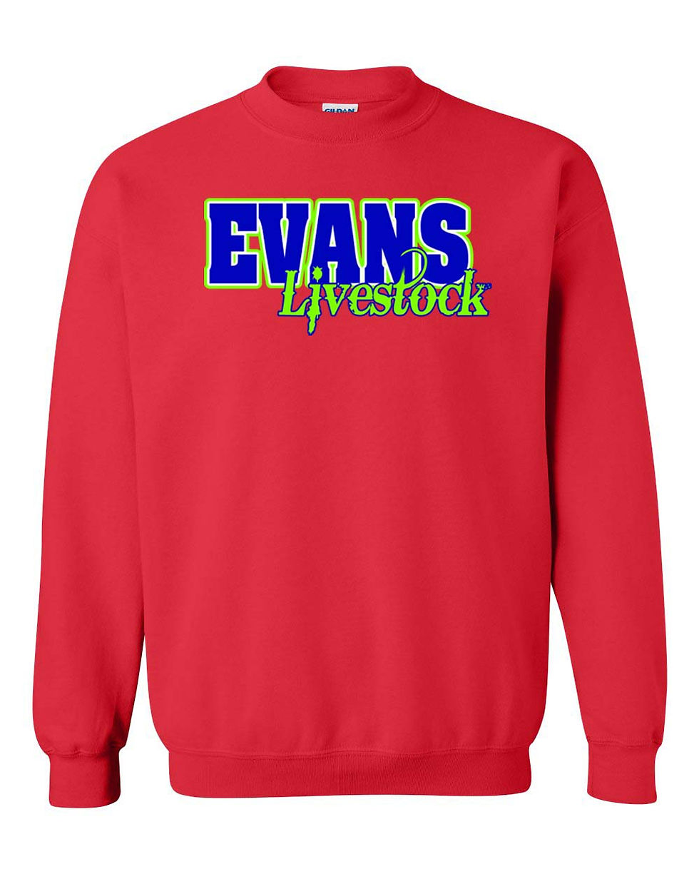 Thumbnail: Evans Livestock - Crew - Toddler/Youth/Adult/Unisex - Gildan - Blue Print