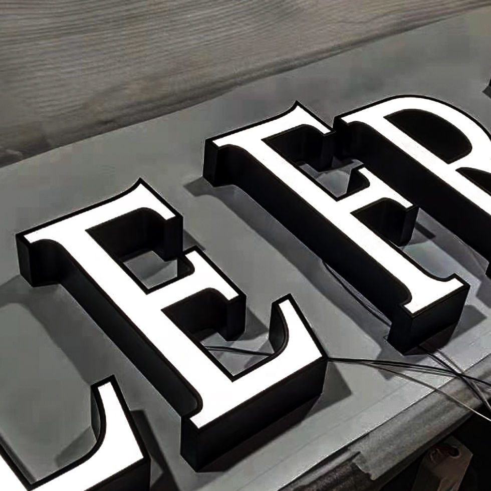 Thumbnail: channel letter with trim cap