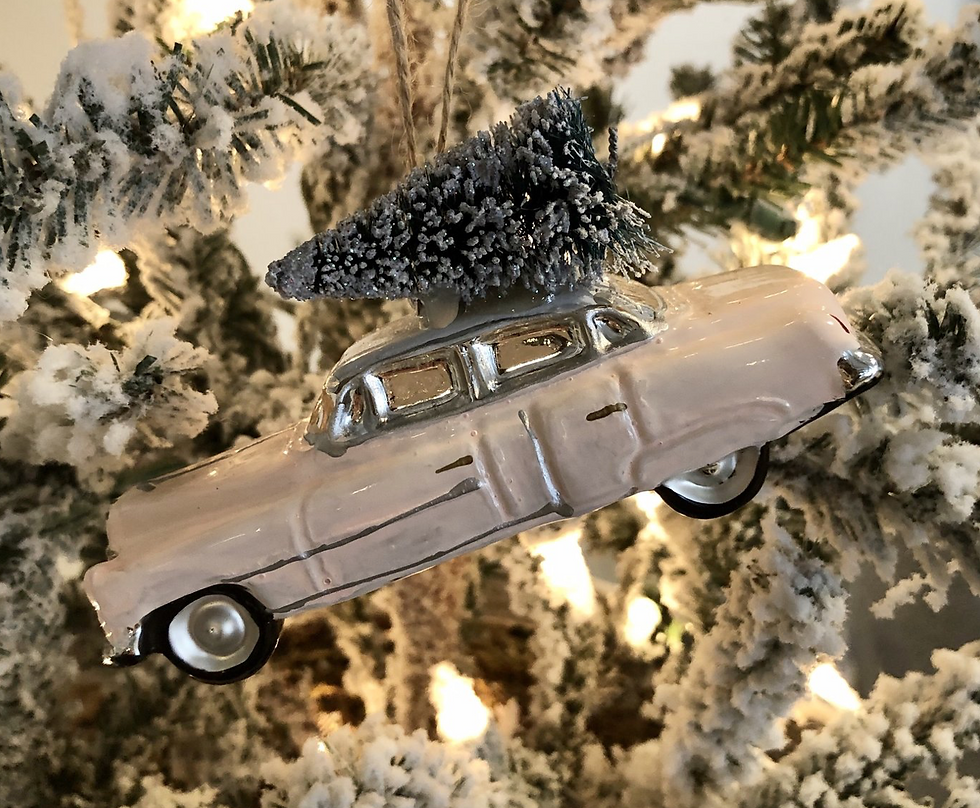 Thumbnail: PINK CADILLAC ORNAMENT
