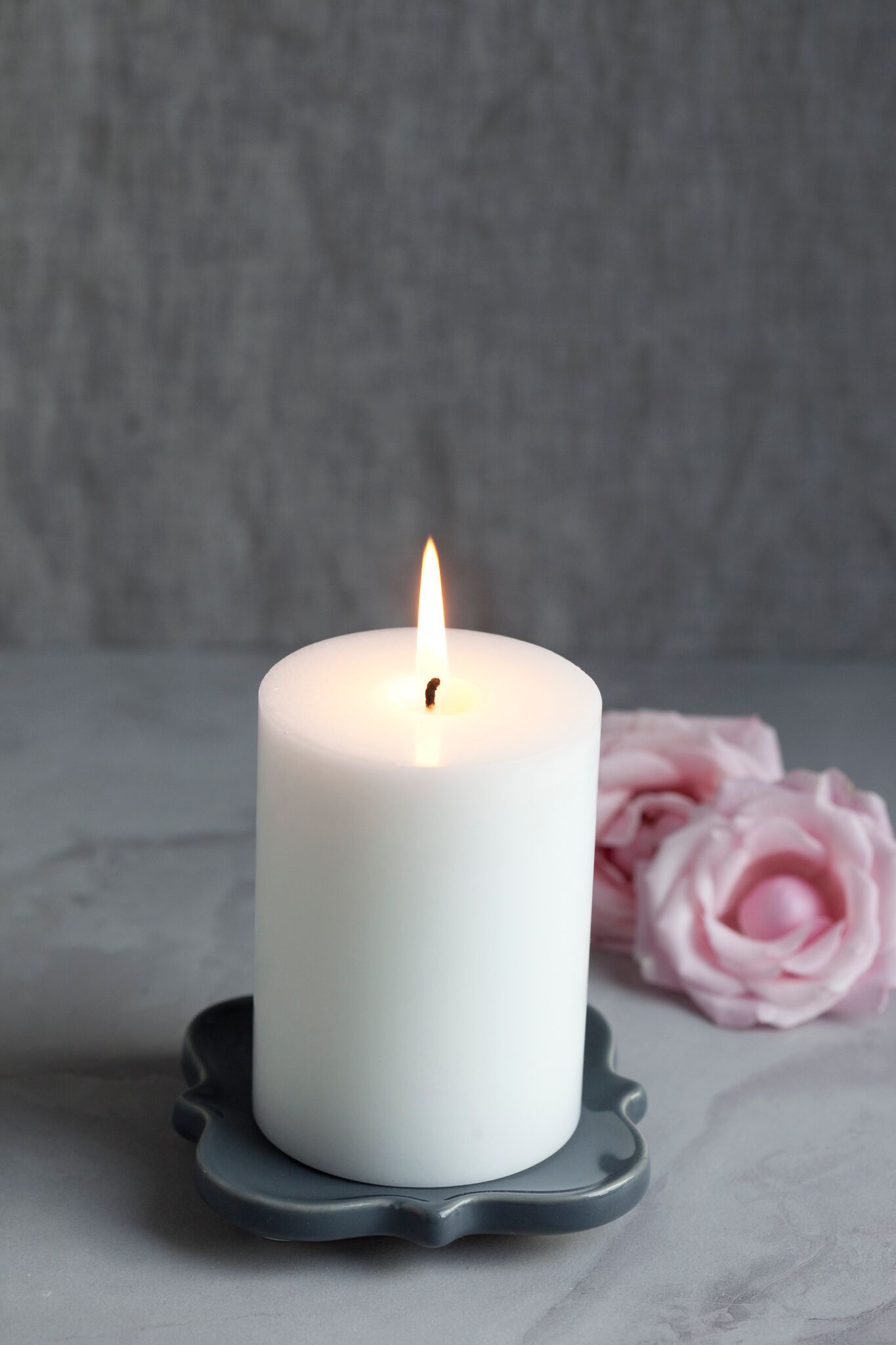 PRIME PALM CANDLE - WHITE
