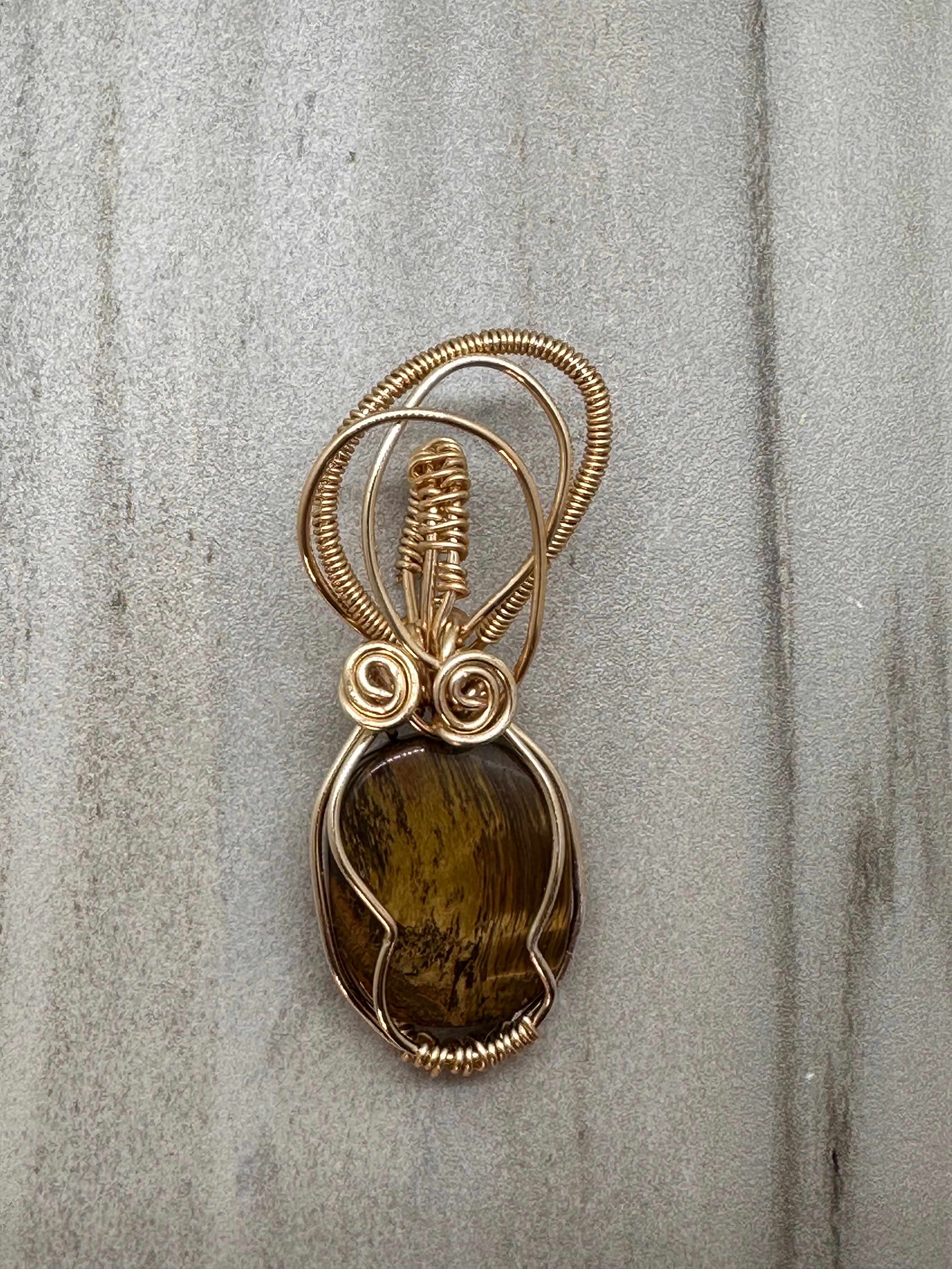 Small Tigers Eye Pendant
