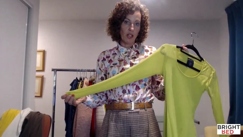 World Green Mesh Top