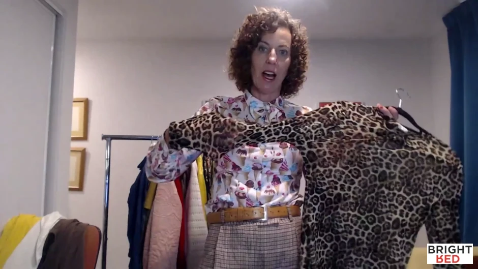 Lolly's Laundry Leopard Print Mesh Styled