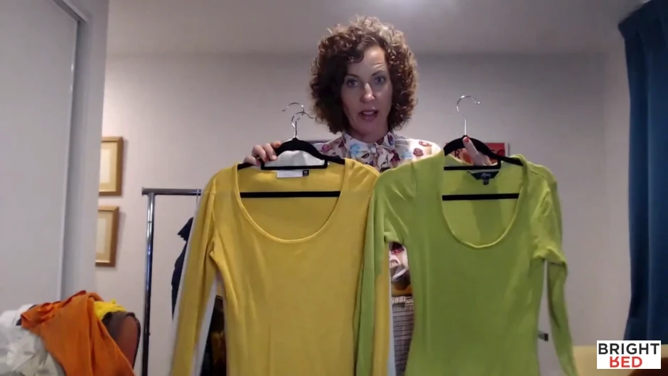 Merino Wide Neck Layer in Yellow Green