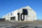 Exterior view of Shed 10 on Auckland’s waterfront, the main venue for New Zealand Fashion Week.