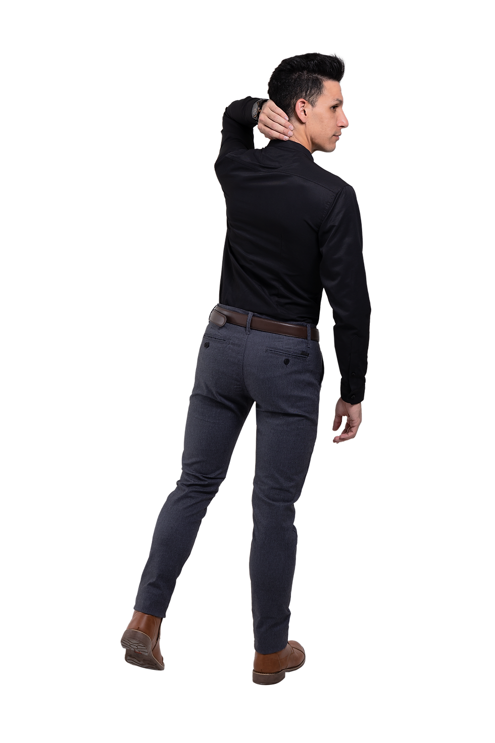 Miniatura: DRIL TIPO JEAN GRIS OSCURO