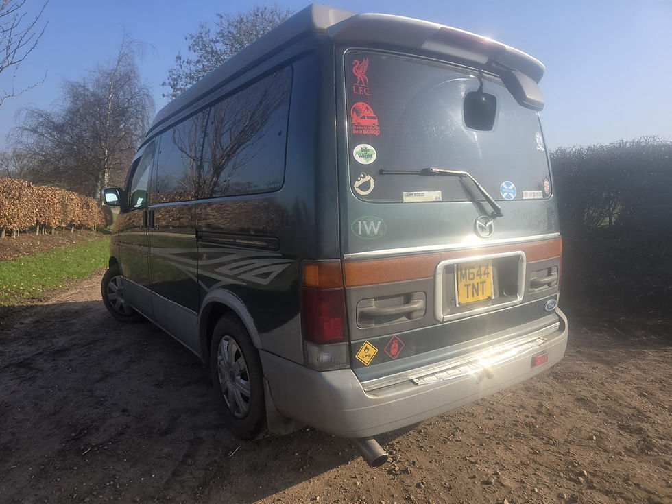 Thumbnail: M reg diesel bongo rear conversion SOLD 