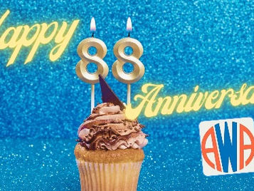 Cheers AWA! You're 88 years old!
