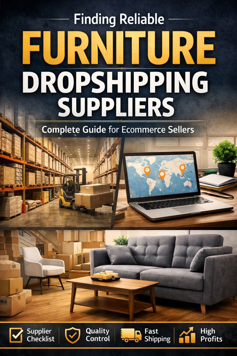 How to Find Reliable Furniture Dropshipping Suppliers (Complete Guide for Ecommerce Sellers)