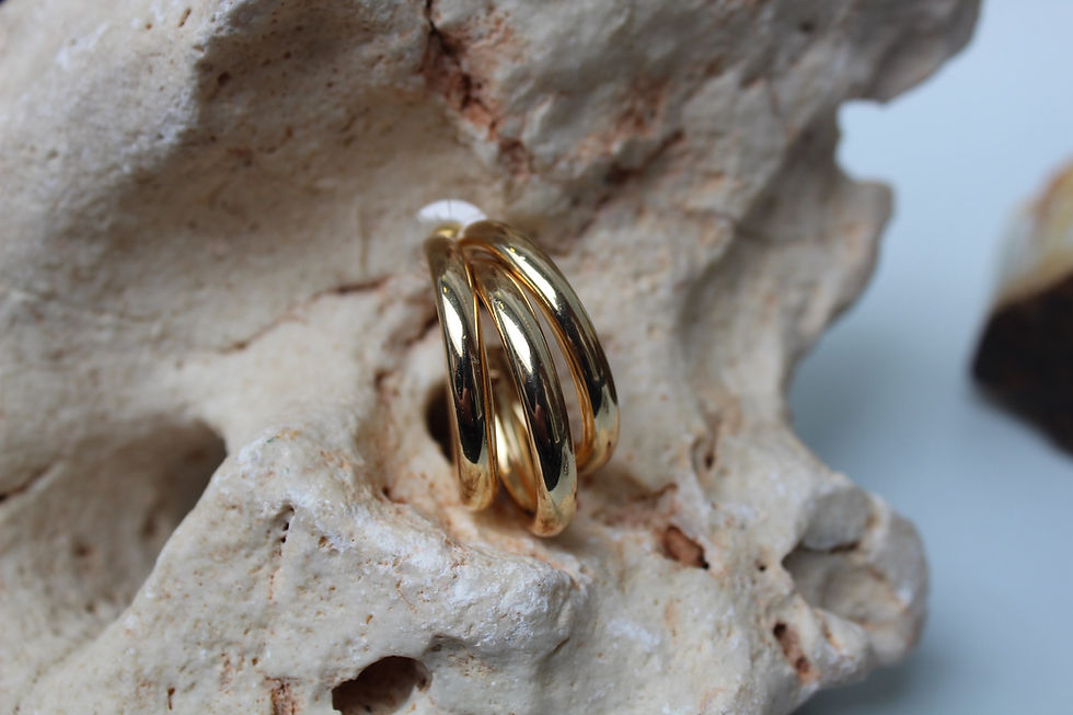 Thumbnail: ELIO EARRINGS - GOLD/SILVER