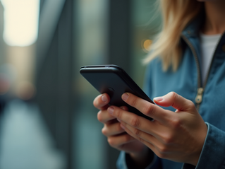 Woman On Her Phone