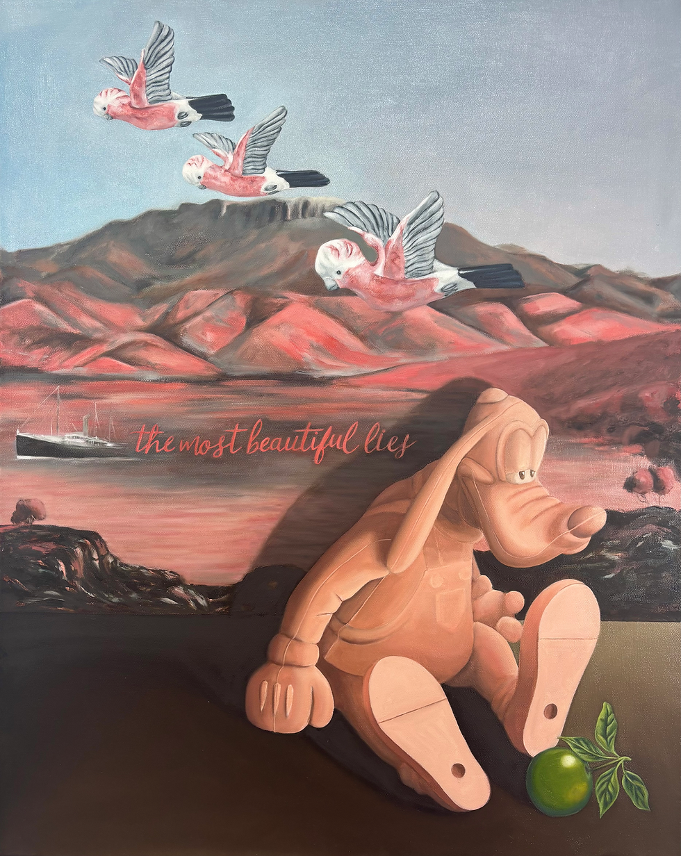 Rachel Wolfe, Man is the Only Animal That Blushes. Or Needs To, 2025, oil on canvas