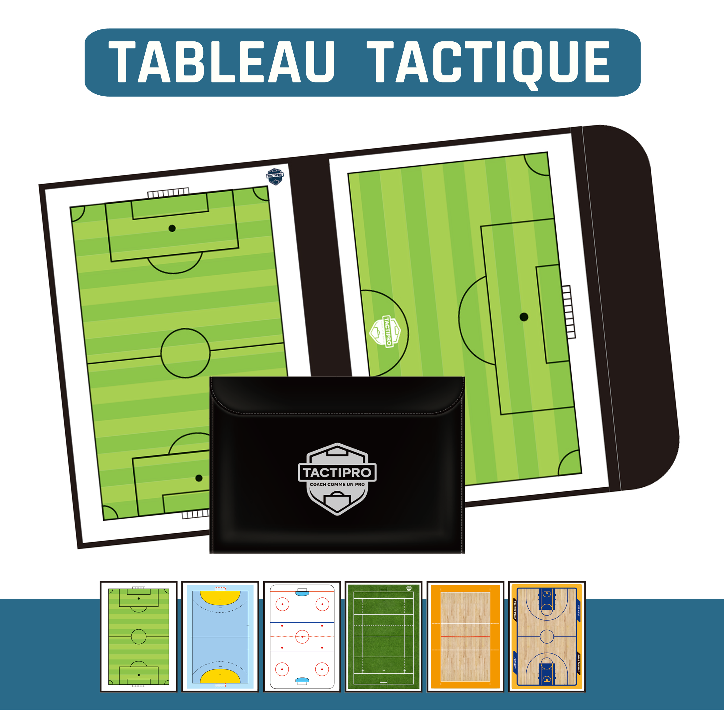 Tableau tactique : plan de jeu football, tacti-pro
