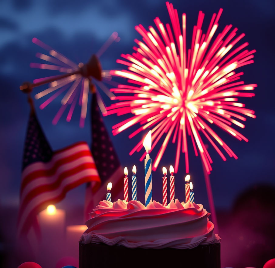 Happy Birthday America!! ~ Sip & Paint~