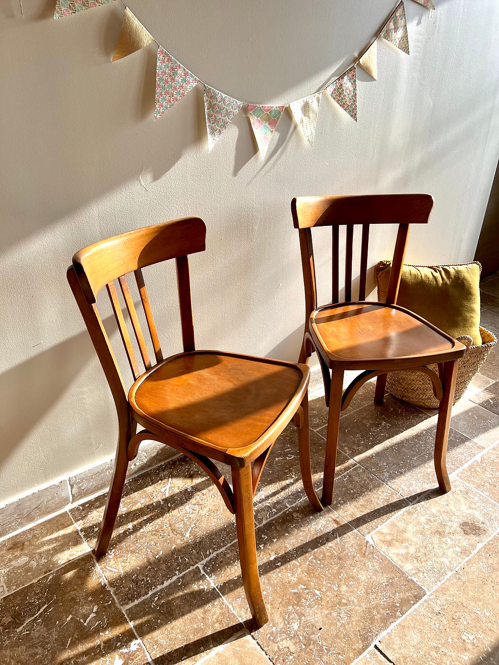 Miniature : Chaises bistrot 