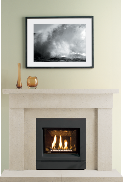 Bath Stone Fireplace Newstove 1