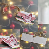 ◎素材
紙、インク、接着剤、麻、ラインストーン
◎サイズ
約10.2x5.1cm
◎価格 ¥300 -
※価格はタグ1点の表示です。