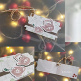 ◎素材
紙、インク、接着剤、麻
◎サイズ
約10.4x5.1cm
◎価格 ¥300 -
※価格はタグ1点の表示です。