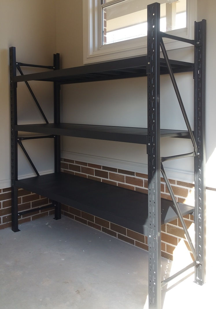Black shelving option