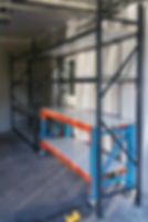 Shelving with mobile workbench