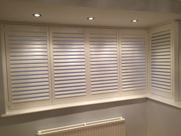 Bay Window Shutters in Kent Home