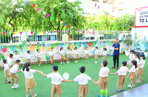 Jack leading an outdoor lesson