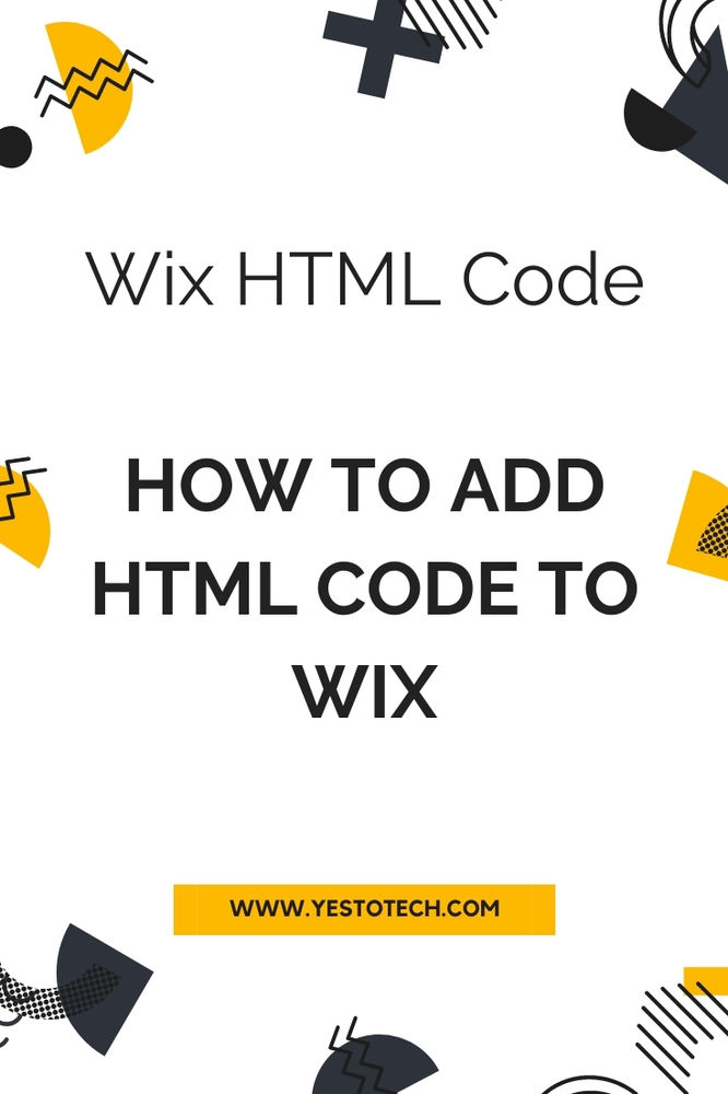 Wix HTML Code Adding HTML Code To Wix